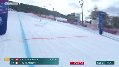 Franzoni esordio dARGENTO nella discesa olimpica di Bormio