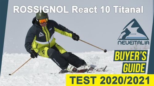 Rossignol react 10 titanal - neveitalia ski-test 2020/2021