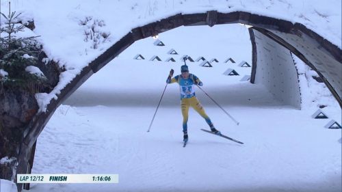 La svezia batte la norvegia nella staffetta maschile di hochfilzen