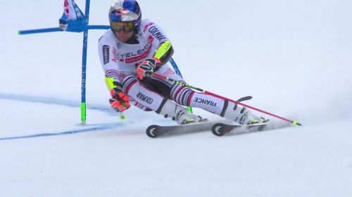 Pinturault: la prima manche del gigante della gran risa in alta badia