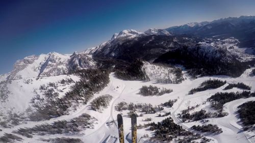 Volo in parapendio a Forni di Sopra 15 / 01 / 2021