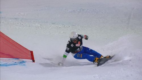 Edwin Coratti terzo nello slalom parallelo di Mosca