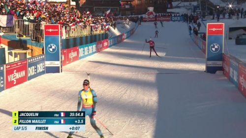 Emilien Jacquelin vince tappa e maglia a Le Grand-Bornand, rivivi il suo arrivo - Biathlon, Coppa del Mondo
