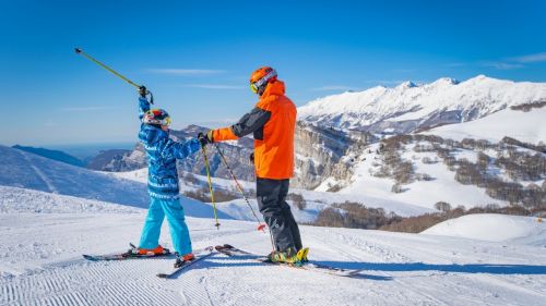 L'inverno sulle piste da sci dell'Altopiano di Brentonico