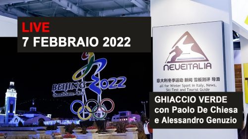 Ghiaccio verde con paolo de chiesa e alessandro genuzio. le prime gare di pechino 2022