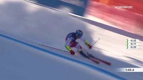 Odermatt, prima manche dominante nel gigante-2 di kranjska gora