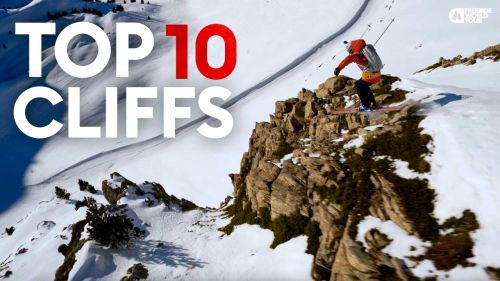 Il 'Freeride World Tour 2022' presenta 'Top 10 Cliffs'