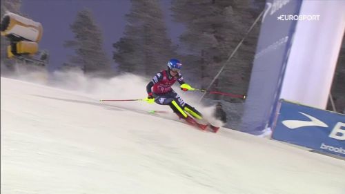 Slalom, Mikaela Shiffrin sempre in spinta vince anche lo slalom di Levi bis: rivedi la gara