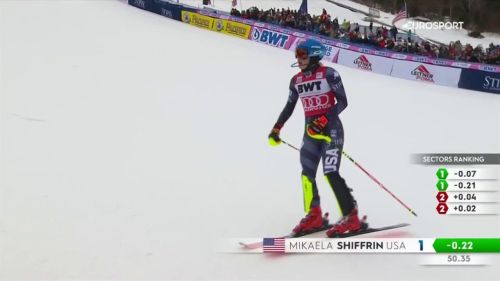 Coppa del Mondo 2022/23 - Shiffrin al comando dello slalom senza forzare: rivivi la sua prima manche