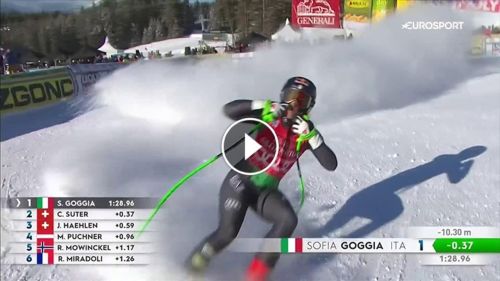 Sofia goggia senza rivali! rimonta e raddoppia in discesa a lake louise, rivivi la vittoria
