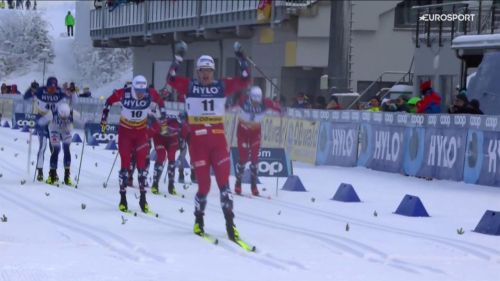 Erik Valnes conquista anche la 20 km, Federico Pellegrino ottimo 5°: rivivi l'arrivo della mass start