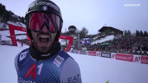 Urlo liberatorio di tommaso sala: torna tra i migliori dieci in slalom, rivedilo