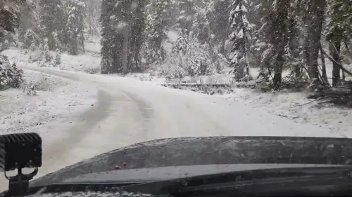 Agosto 2024 - Neve sul lago Tahoe ad agosto, non succedeva da ventanni