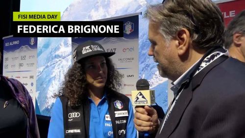 Intervista di Federica Brignone al FISI Media Day