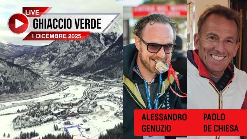 Ghiaccio verde del 1 dicembre con paolo de chiesa