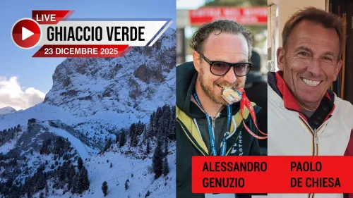 Ghiaccio Verde pre natalizio: alle 18.30 super diretta con Paolo De Chiesa dopo Val d'Isère e le gare italiane