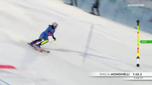 Emilia Mondinelli a punti per la 2ᵅ volta in carriera: riguarda la sua prima manche
