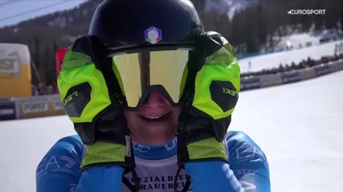 Laura Pirovano vince per un centesimo su Hutter: il video della prova dellazzurra in Val di Fassa