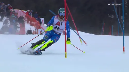 Slalom di Kitzbühel, niente rimonta per Tommaso Sala, il video della sua seconda manche in salita