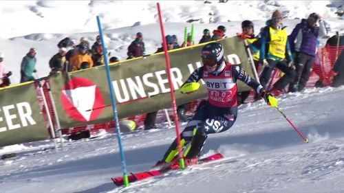 Mikaela shiffrin padrona dello slalom di gurgl, il video della prima manche in scioltezza