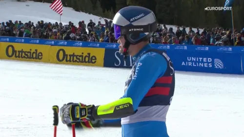 Bella rimonta di Alex Vinatzer, da 20° a 5° nel gigante di Copper Mountain, il video della gara dellazzurro