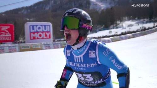 Primo podio in carriera per asja zenere nel superg della val di fassa