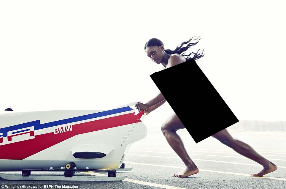 Aja Evans posa nuda per ESPN Magazine