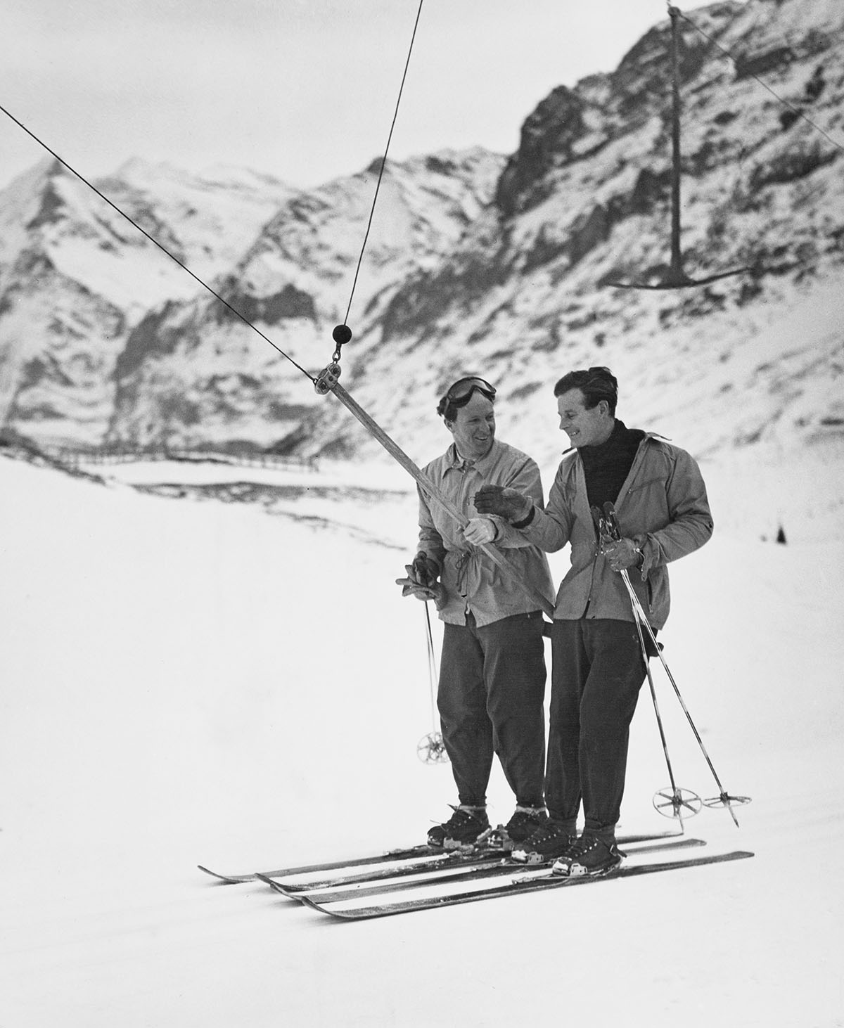 British alpine ski racer James Palmer-Tomkinson (1915-1952)
