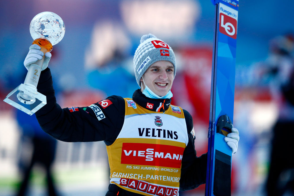 Halvor Egner Granerud after finishing second in Garmisch-Partenkirchen
