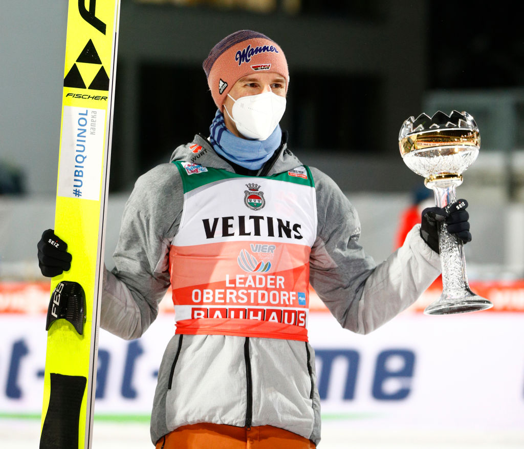 Karl Geiger winning Four Hills Tournament 2020 Oberstdorf 