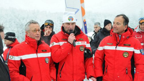 Luciano Magnati con i Ministri Frattini e Tremonti