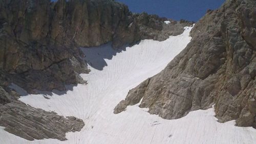 Gran Sasso: il Ghiacciaio del Calderone gode di ottima salute