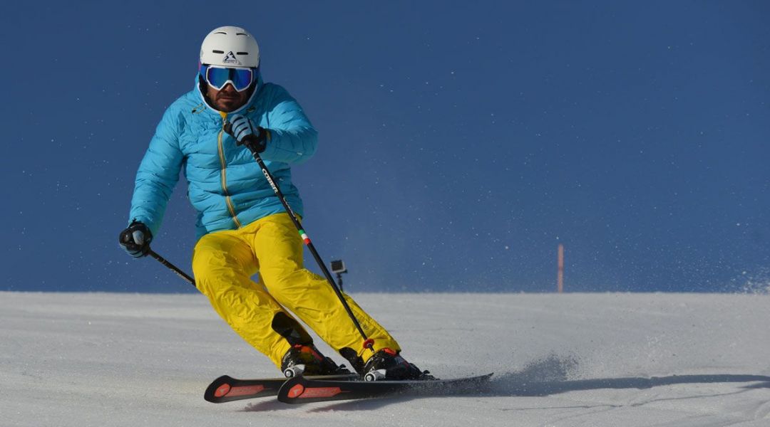 Stefano Casalino al test di Dynastar Speed WC master (R21 wc) (2017)