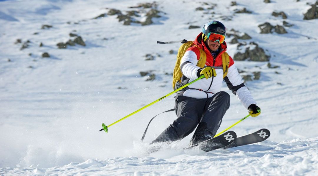 Nicola Sertorelli al test di Volkl Kendo (2018)