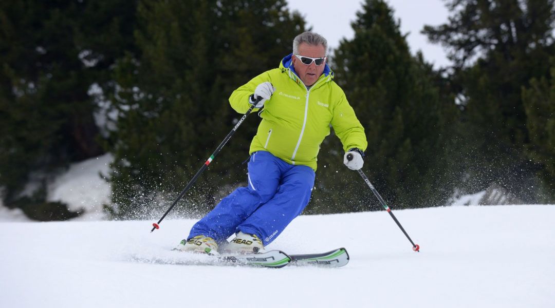 Gianni Romè al test di Elan SLX Fusion (2015)