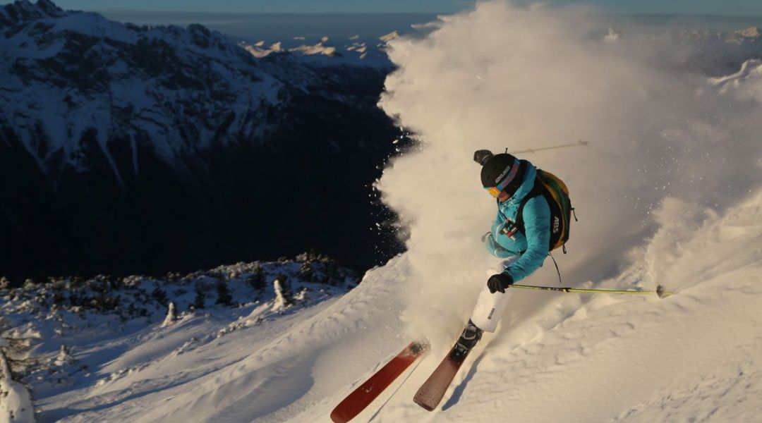 Paolo Pernigotti al test di K2 Pinnacle 105 (2016)