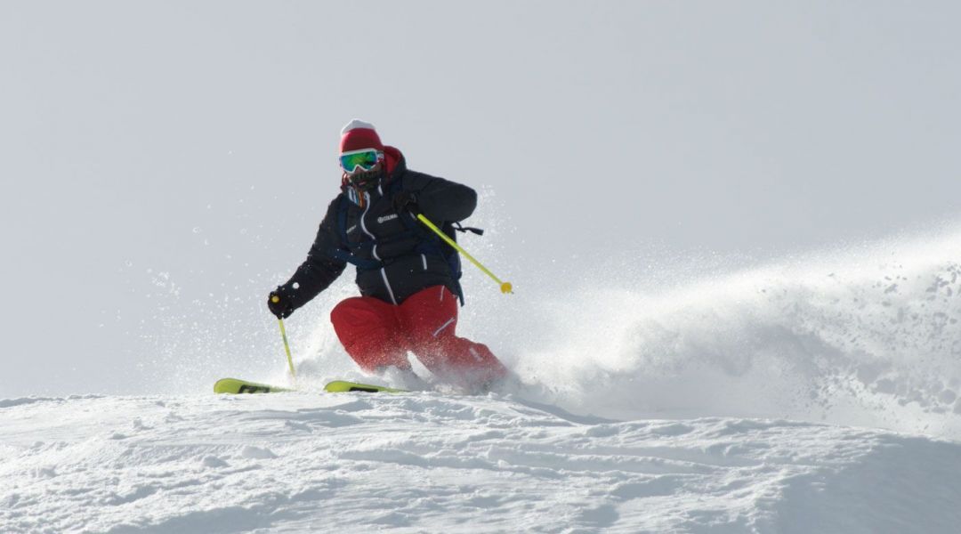 Andrea Bergamasco al test di Salomon Q-105 (2015)