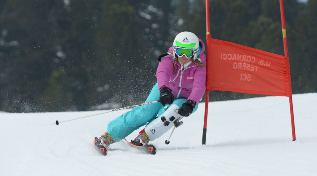 Valentina Pepino al test di Volkl Racetiger Speedwall GS UVO (2015)