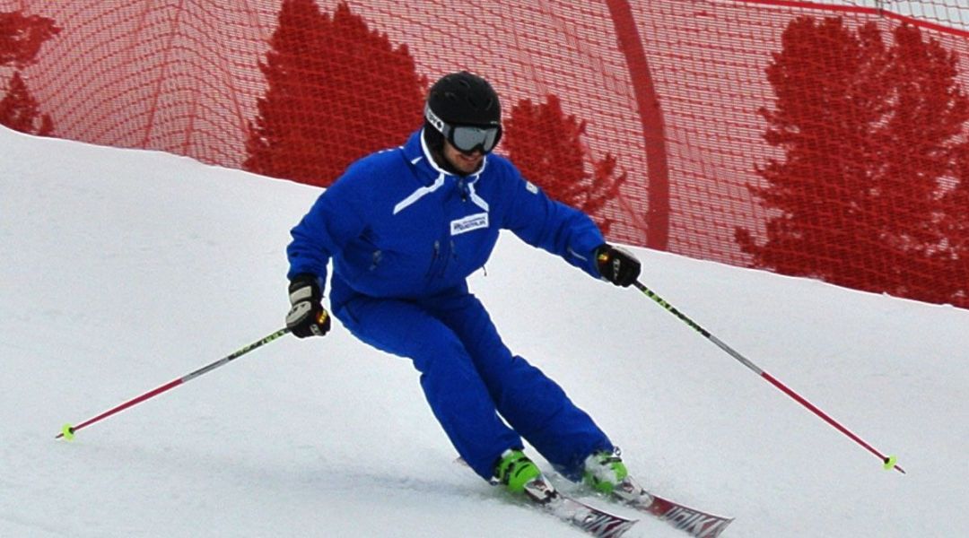 Federico Casnati al test di Volkl Racetiger Speedwall GS (2013)