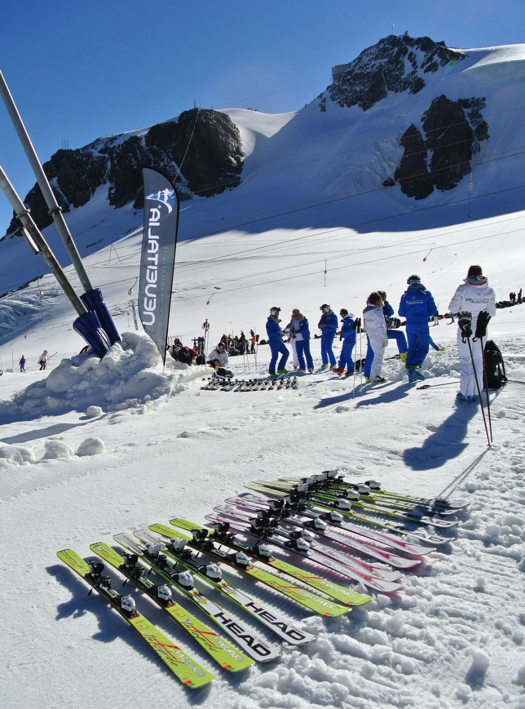 Ski test Head con vista sul piccolo Cervino