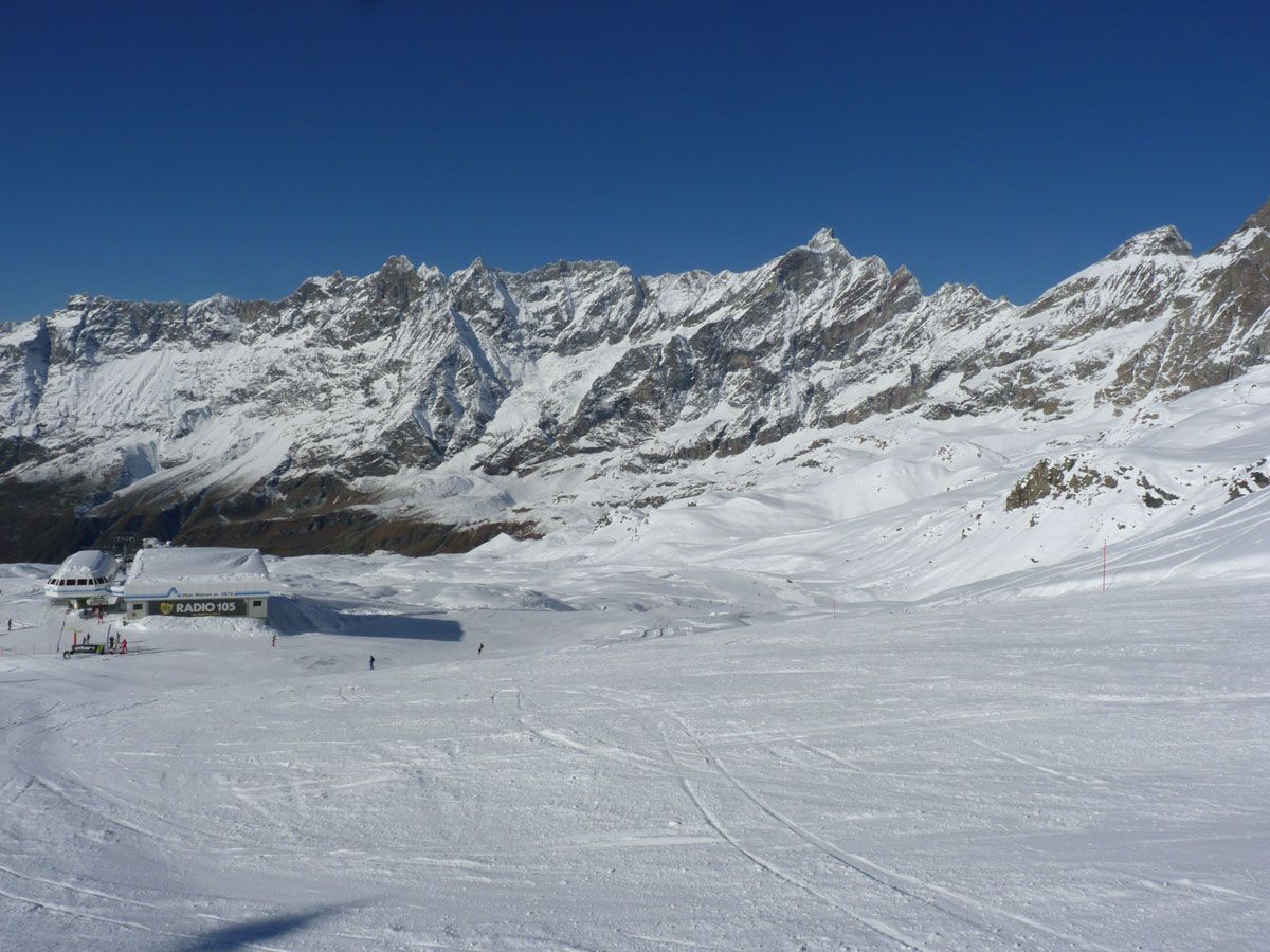 neve ottimale a Cervinia per il test di Neveitalia