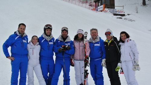 Neveitalia test team a Pampeago con Federica Brignone