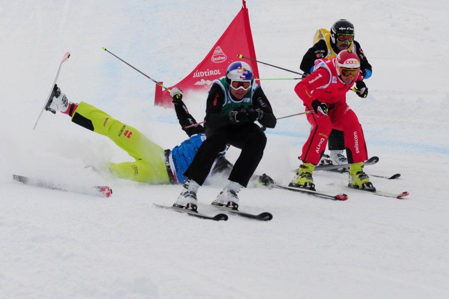 skicross incidente