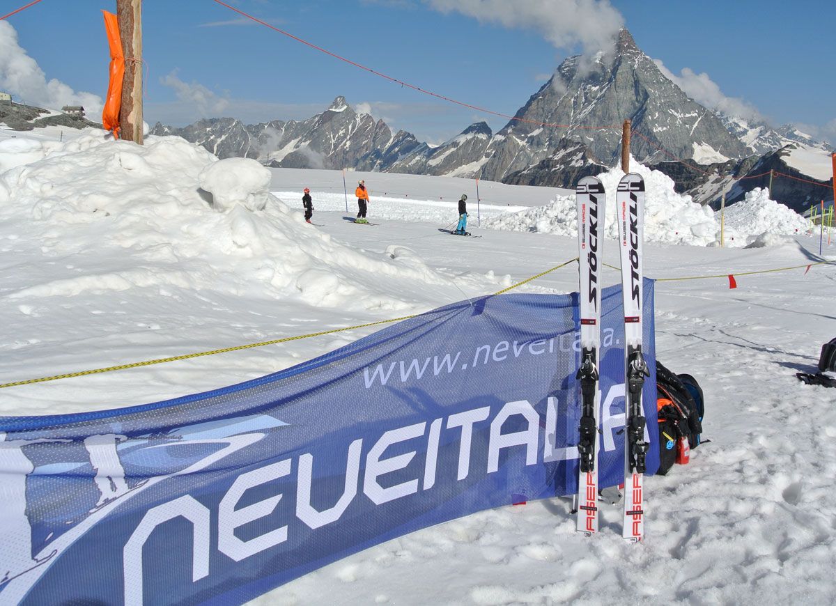 Cervinia ghiacciaio del Plateau Rosà, luglio 2013