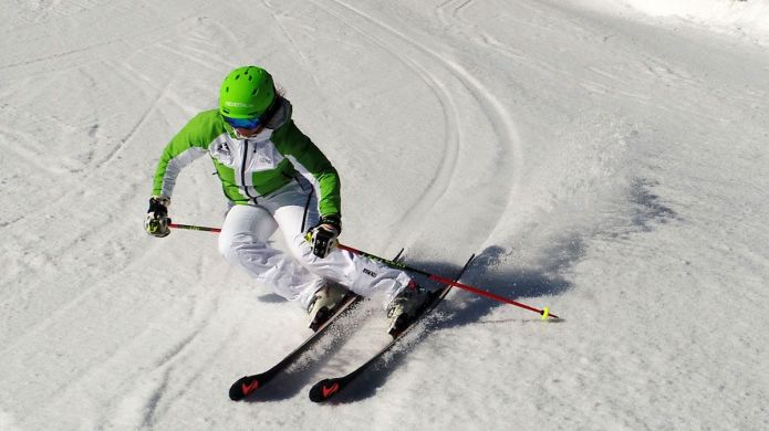 Isabel Anghilante al test di Blizzard SRC Piston (2018)