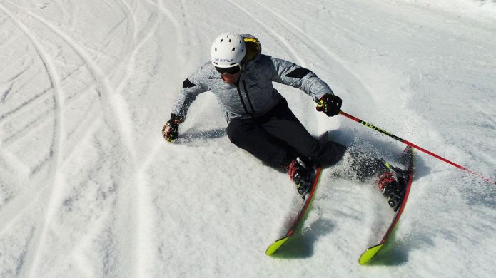 Stefano Belingheri al test di Fischer RC4 The Curv CB 164 (2018)