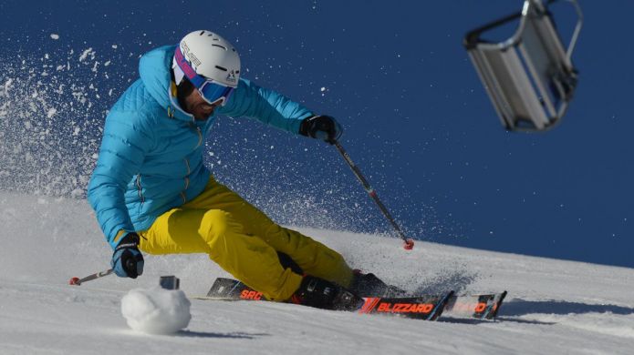 Stefano Casalino al test di Rossignol Hero Elite ST Racing (R21) (2017)