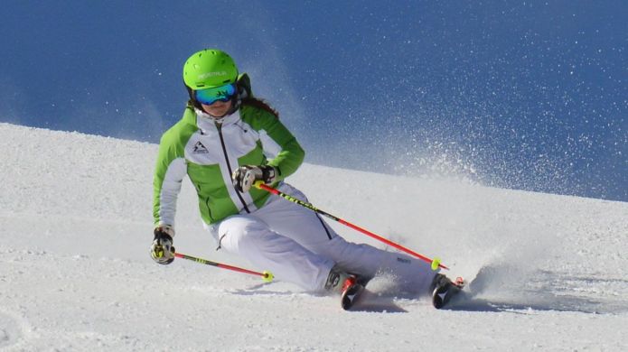 Isabel Anghilante al test di Atomic Redster S9 (2018)