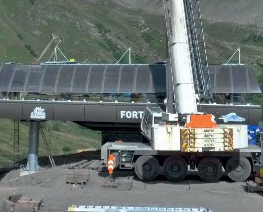 stazione a valle seggiovia del Fort