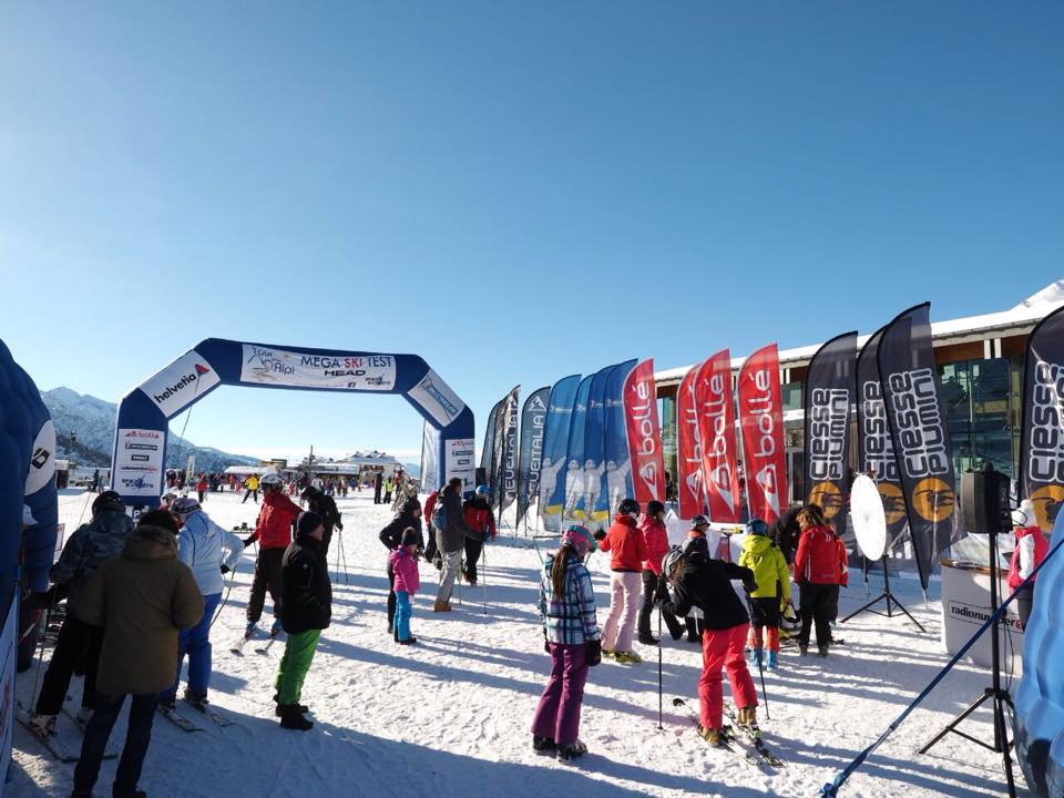 Ad Alleghe ski test, prove materiali e tante sorprese con il Tour delle Alpi
